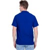 HAPPY BAY Men's Short Sleeve Button Down Casual Camp Summer Shirt Beach Shirts Business Solid Shirts for Men Vacation Shirts with Pocket - 2 of 4