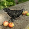 Wire Hen Bird Figure Black Metal by Foreside Home & Garden - 2 of 4