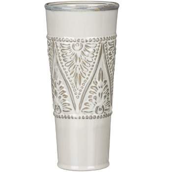 Sullivans 12" Vase, White