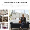 NicBex 64.5 Inch Storage Ottoman Bench Modern Nails Button Tufted Velvet Bench with Unique Arms for Living Room, Bedroom, Entryway - 4 of 4
