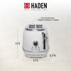 Haden Heritage 2 Slice Wide Slot Stainless Steel Toaster with Adjustable Browning Control & Non-Slip Feet, Ivory & Chrome - 2 of 4