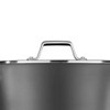 Calphalon Premier 8 Quart Hard Anodized Aluminum Nonstick Multi-Pot Cookware with Tempered Glass Lid and Steamer Inserts, Black - 2 of 4