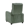 Sapphtopaz Modern Accent Chair with Push Back & Armrest Corduroy Upholstered Recliners with Wooden Legs Single Sofa for Living Room, Bedroom - 4 of 4