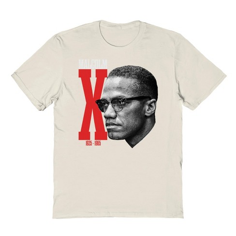 Malcolm X Men s Malcom X Cutout Vintage Short Sleeve Graphic Cotton T shirt Natural 3x Target