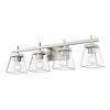 Lauren 4-Light Bathroom Vanity Wall Light - Modern Zen Design, Dimmable, Damp Rated - 4 of 4