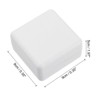 Unique Bargains Wooden Detachable Self Draining Square Soap Dishes with Lid - 2 of 4