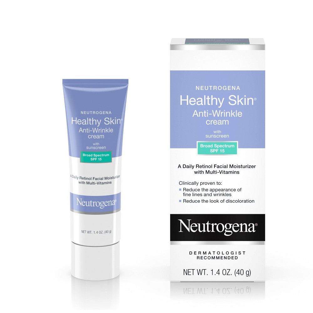 UPC 070501061206 product image for Neutrogena Healthy Skin Retinol & Anti Wrinkle Face Cream - SPF 15 - 1.4oz | upcitemdb.com