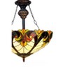 Chloe Lighting CH18780VI18-UH2 Liaison Tiffany-Style 2 Light Victorian Inverted Ceiling Pendant 18`` Shade - 3 of 4