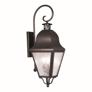 Livex Lighting Amwell 3 - Light Wall Light in  Bronze - 1 of 4