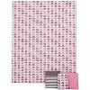 Bacati - Elephants Pink/Fuschia/Gray 4 pc Toddler Bedding Set - 4 of 4