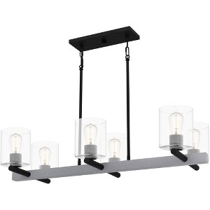 Quoizel Lighting Caldwell 6 - Light Chandelier in  Matte Black - 1 of 4