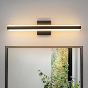 Rennnsan Arluvia 23"W Hardwired Linear Modern LED Dimmable Wall Sconce in Black - 1 of 4