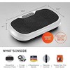 LifePro White Fitness Platform: Enhance Your Home Workouts with Our All-in-One Vibration Plate and Loop Bands - 3 of 4