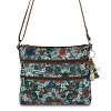 Sakroots Women's Artist Circle Basic Crossbody, Emerald Mojave Garden - 2 of 4