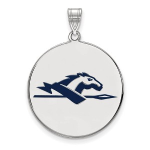 Black Bow Jewelry Sterling Silver Longwood Lancers NCAA Extra Large Pendant - 1 of 3