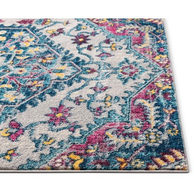 Mystic Multi Geometric Stain-Resistant Area Rug 5'3" x 7'3"