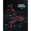 Chest Press Machine, Home Gym Chest Workout Machine with Adjustable Bench – Converging Arms Flat/Incline/Decline 450LBS Capacity Space - 3 of 4