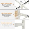 Bed Frame with Headboard, Bohemian Rattan Platform Bed Frame with Strong Metal Slats Support, No Box Spring Needed, Noise-Free Design - 3 of 4