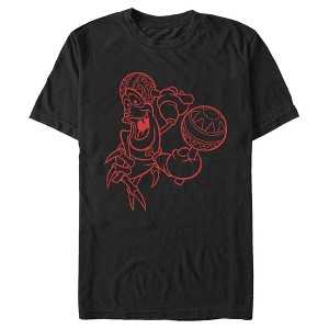 Men's The Little Mermaid Sebastian Maracas Outline T-Shirt - 1 of 4