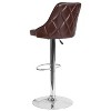Emma and Oliver Contemporary Adjustable Height Barstool - 3 of 4