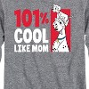 Boys' - 101 Dalmatians - 101 Percent Cool Like Mom Long Sleeve Graphic T-Shirt - 2 of 4