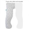 Biloban-U Shaped Preganancy Pillowcase, Maternity Pillow Full Boby Pillowcase, 100% Natural Cotton, Zippered Maternity Pillow Cover - 2 of 4