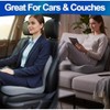 5 Star Super Deals Ergonomic Memory Foam Seat Cushion with Lumbar and Back Support – Coccyx and Tailbone Pain Relief, Orthopedic Posture Correction - 4 of 4