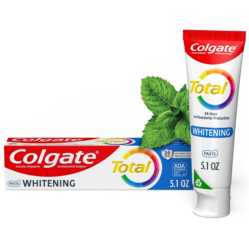 Colgate Total Whitening Toothpaste, 1 of 10