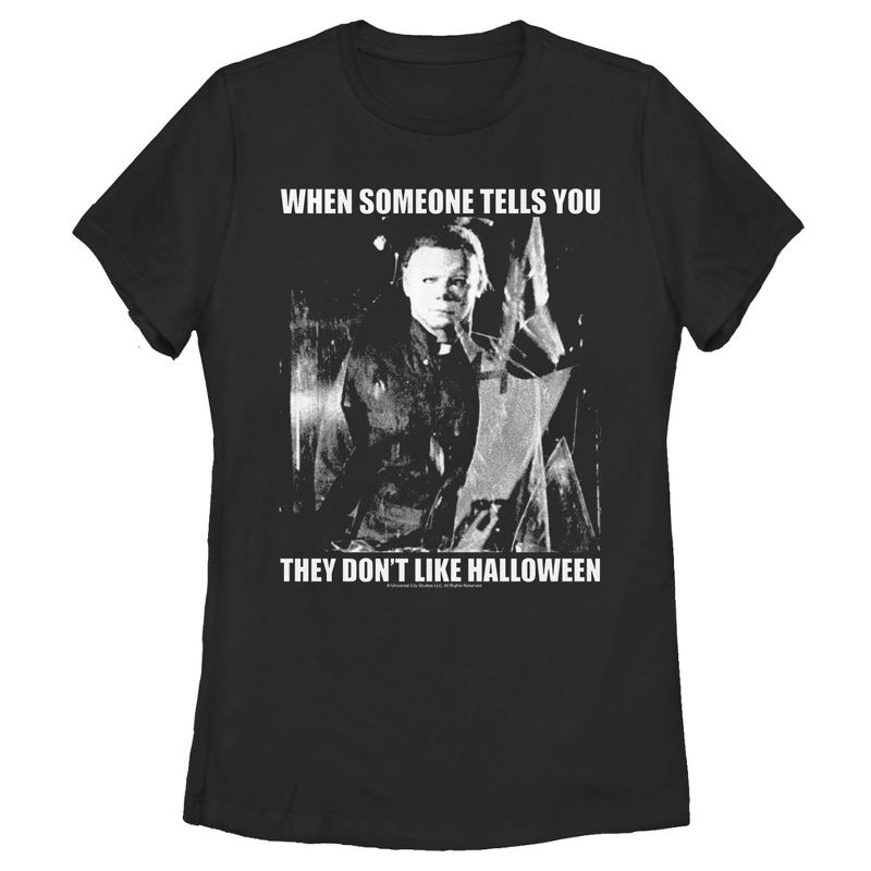 Women's Halloween II Michael Myers Love It or Else T-Shirt, 1 of 4