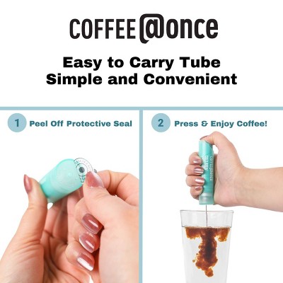 @Once Coffee Cold Brew Espresso Roast Single Serve Nitro Coffee Cartridges - 96g/6ct