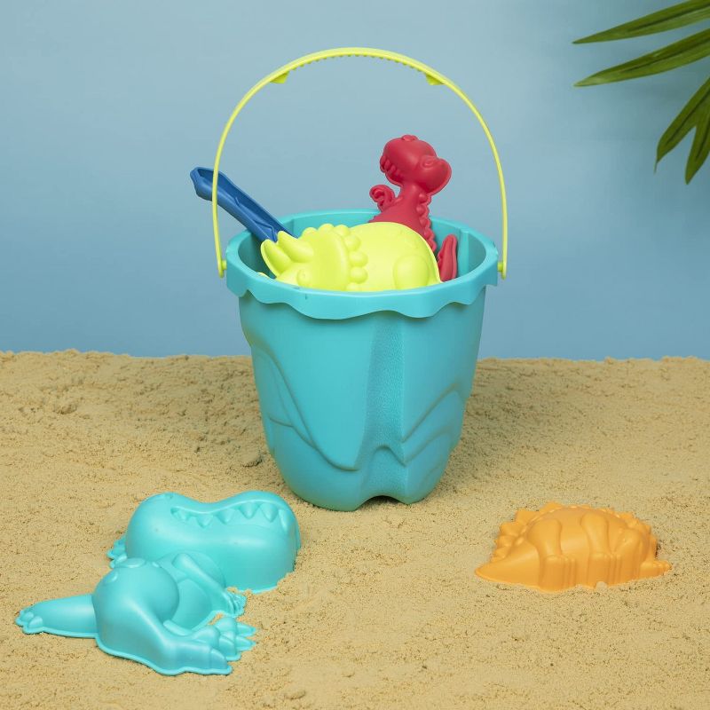 Top Race Dinosaur Beach Toys and Sand Tools - 21 Pieces, 5 of 7