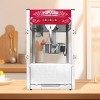 SEVOBAL Popcorn Poppers Commercial Popcorn Maker with 16oz Kettle 1440W Steel Frame and Tempered Glass for Parties, Red, 17.83"*14.96"*30.2" - 4 of 4