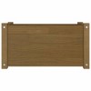 vidaXL Garden Planters Pack of 2 Honey 60 x 31 x 31 cm Solid Pine - 4 of 4