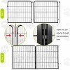 BestMassage Dog Playpen 24/32/40 Inch Heavy Duty Playpen Pen Dog Fence Dog Kennel with Doors Indoor Outdoor Pet Exercise Pen Puppy Playpen - 4 of 4