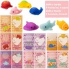 Joyfy 28 Packs Valentines Day Mochi Squishy Toys with Gift Cards , Sea Animals Mochi, Stress Relief Fidget Toys for Kids Valentine Classroom Exchange - 3 of 4