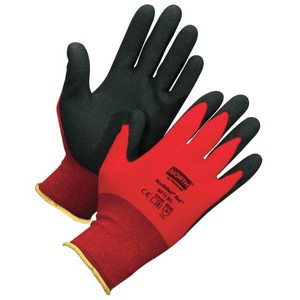 Honeywell North  Coated Gloves,XS,Black/Red,PR NF11/6XS - 1 of 2