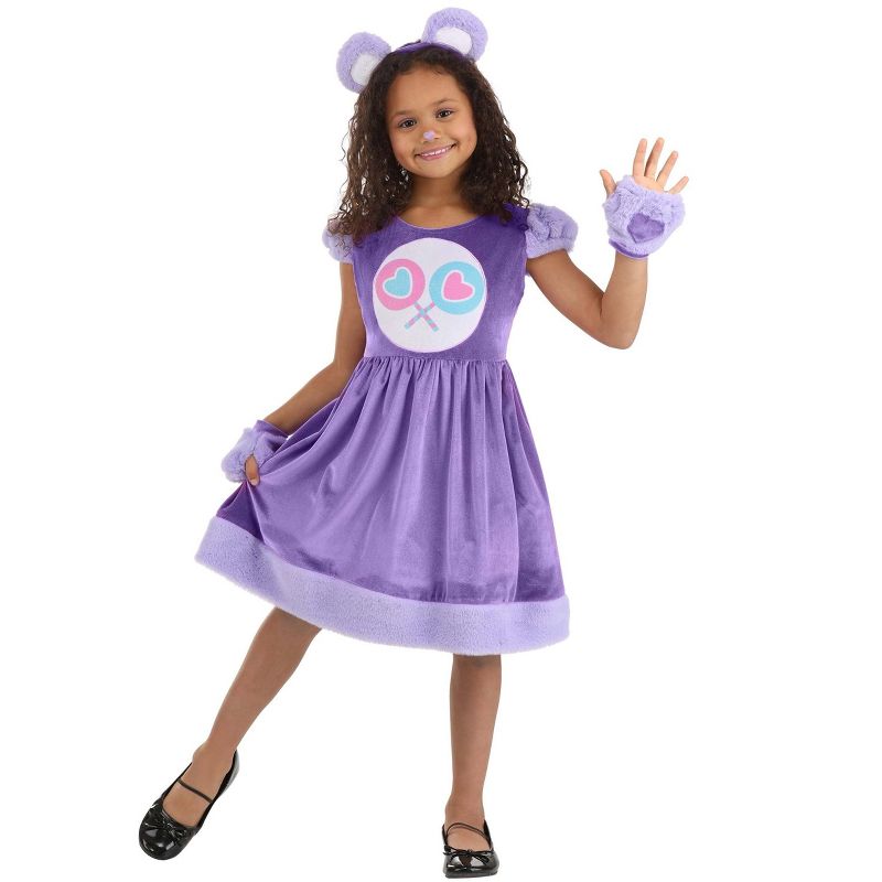 HalloweenCostumes.com Kid's Share Bear Party Dress Costume., 1 of 9