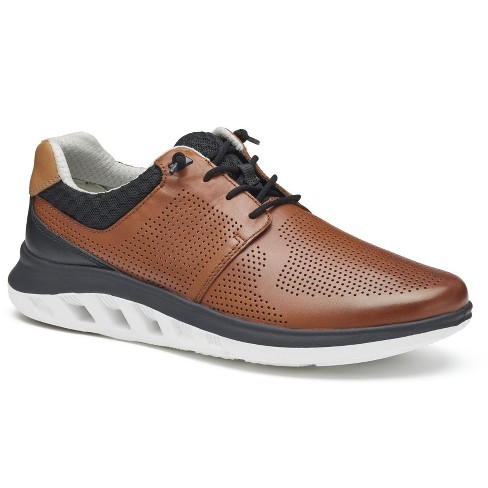 Johnston Murphy Men s Move Leather Plain Toe Lace up Dress Casual Shoe Target