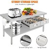 Stainless Steel Workbench WithDrawers, Paper Towel Holder, NSF Work Table with Drawer - 2 of 4