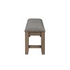 New Classic Furniture, Harrisburg Wood Dining Bench, Walnut - 3 of 4