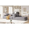NicBex Couches for Living Room Modern Large L-Shape Modular Sectional Sofa Free Combination Upholstered 3-seater Sofa with Pillows - 2 of 4