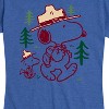 Women's - Peanuts - Snoopy and Woodstock Hiking Short Sleeve Graphic T-Shirt - 2 of 4