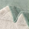 Velvet Plush Soft Fleece Reversible Throw, Warm and Comfortable Bed Blanket - Great Bay Home - 4 of 4