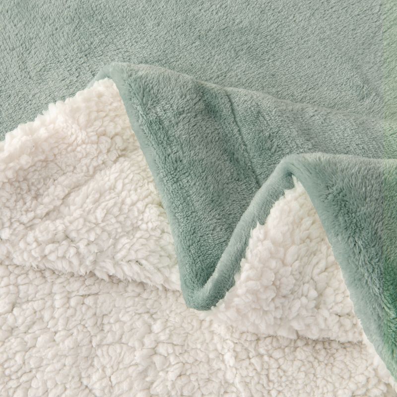 Velvet Plush Soft Fleece Reversible Throw, Warm and Comfortable Bed Blanket - Great Bay Home, 4 of 8