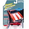 1969 Chevrolet Camaro Z28 Red with White Stripes and Interior "Muscle Cars USA" 1/64 Diecast Model Car by Johnny Lightning - 4 of 4