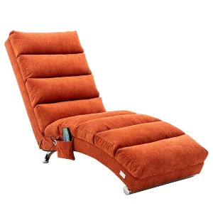 NicBex Linen Accent Chair Modern Massage Recliner with Remote Control Electric Massage Recliner with 5 Massage Modes for Bedroom,Living Room - 1 of 4