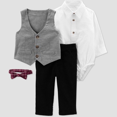 Baby Boys' Vest Top & Bottom Set - Just One You® made by carter's Gray 3M