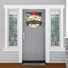 Big Dot of Happiness Wild Mushrooms - Outdoor Red Toadstool Party Decor - Front Door Wreath - 2 of 4