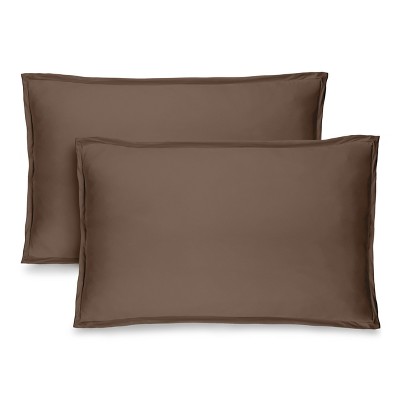 2 Pack Microfiber Pillow Sham Covers Set by Bare Home, Pillows Not Included