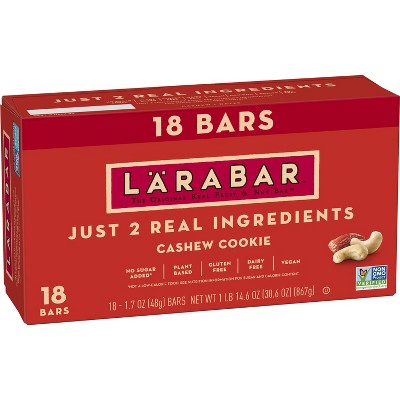 Larabar Cashew Cookie Snack Bar - 18ct/28.8oz